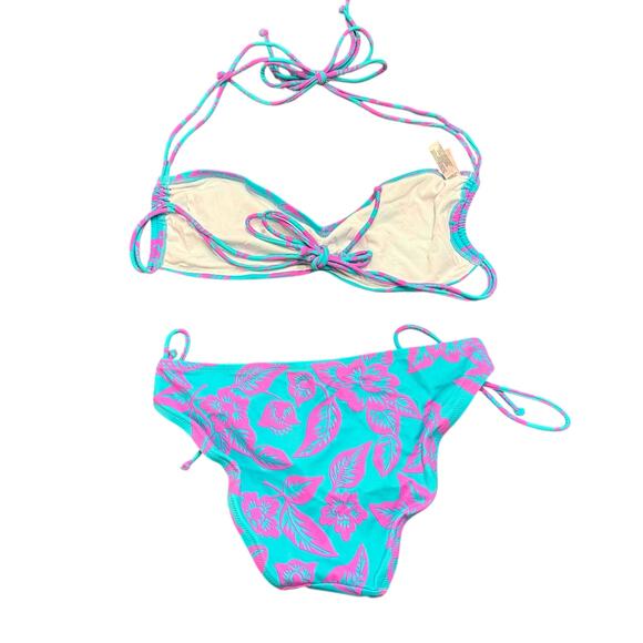 Victoris’s Secret Women’s aqua purple Hawaiian string bikini. size L - Picture 6 of 6